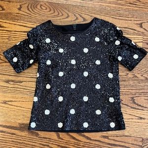 J Crew sequined top